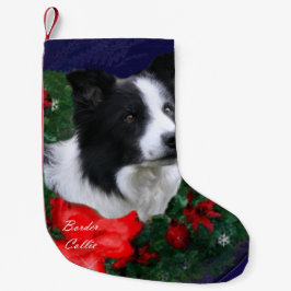 Calcetín Navideño Pequeño Navidades de Border Collie