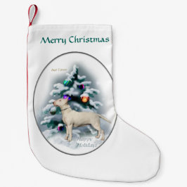 Calcetín Navideño Pequeño Navidades de Bull Terrier