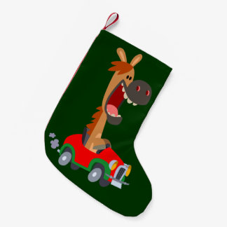 Calcetín Navideño Pequeño Navidades de caballos de Personalizado motorizados