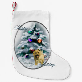 Calcetín Navideño Pequeño Navidades de Cairn Terrier