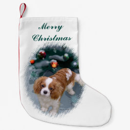 Calcetín Navideño Pequeño Navidades de Cavalier King Charles Spaniel