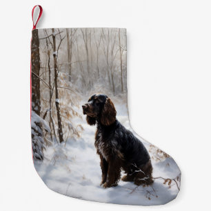 Calcetín Navideño Pequeño Navidades de Cocker Spaniel Let It Snow