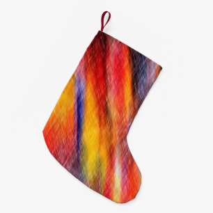 Calcetín Navideño Pequeño Navidades de color del atardecer