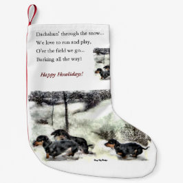 Calcetín Navideño Pequeño Navidades de Dachshund Lovers