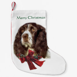 Calcetín Navideño Pequeño Navidades de English Springer Spaniel