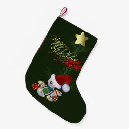 Calcetín Navideño Pequeño Navidades de Felices Fiestas