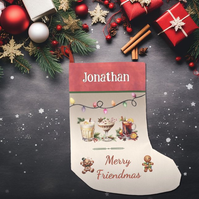 Calcetín Navideño Pequeño Navidades de Friendsmas (Subido por el creador)