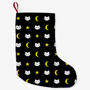 Calcetín Navideño Pequeño Navidades De Gato Gatito Gatito Gatito Y Cristóba