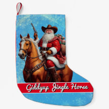 Navidades de Giddyup Jingle Horse Santa Claus
