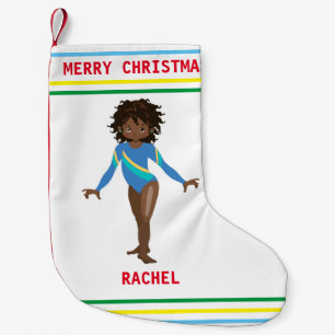 Calcetín Navideño Pequeño Navidades DE GIMNASTICA ALMACENANDO PARA CHICAS.