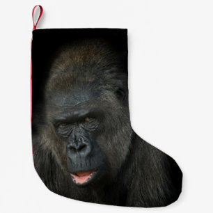 Calcetín Navideño Pequeño Navidades de Gorilla Biddy en pie