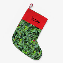 Calcetín Navideño Pequeño Navidades de Green Holly Berry