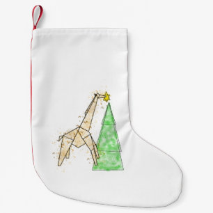 Calcetín Navideño Pequeño Navidades de jirafa en existencias