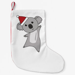 Calcetín Navideño Pequeño Navidades de Koala adoran a los animales de la hue