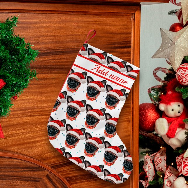 Calcetín Navideño Pequeño Navidades de la Raza de Perro Griffon de Bruselas (Subido por el creador)
