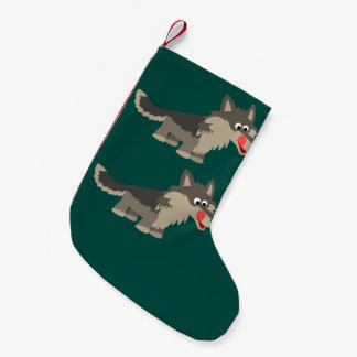 Calcetín Navideño Pequeño Navidades de lobo malhumorados Personalizados