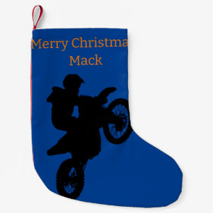 Calcetín Navideño Pequeño Navidades de Motocross