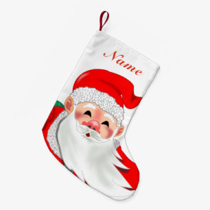 Calcetín Navideño Pequeño Navidades de nombres personalizados repartiendo re