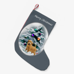 Calcetín Navideño Pequeño Navidades de Norfolk Terrier