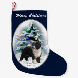 Calcetín Navideño Pequeño Navidades de Perro de Agua de España