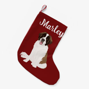 Calcetín Navideño Pequeño Navidades de personalizable San Bernard