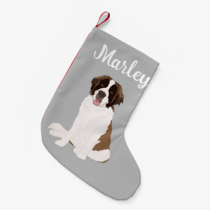 Calcetín Navideño Pequeño Navidades de personalizable San Bernard