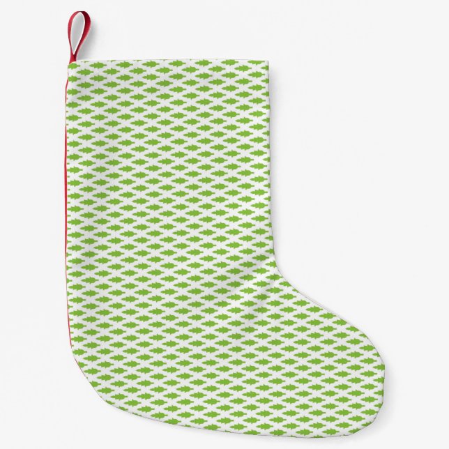 Calcetín Navideño Pequeño Navidades de pie (Anverso)