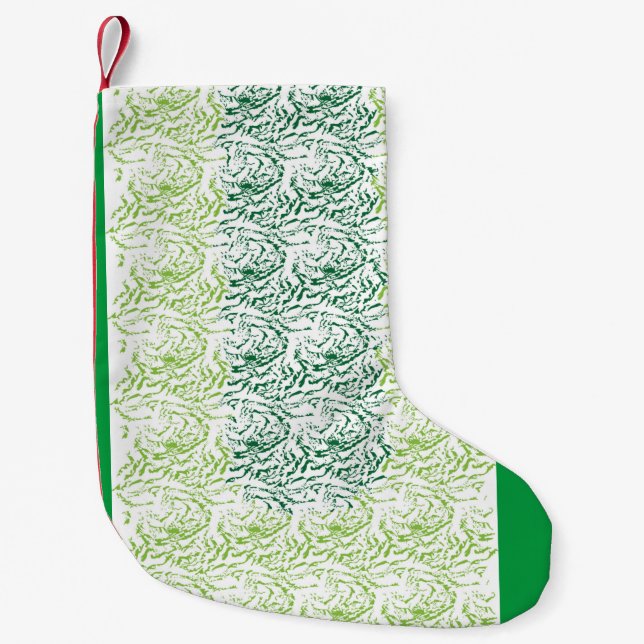 Calcetín Navideño Pequeño Navidades de pie (Anverso)