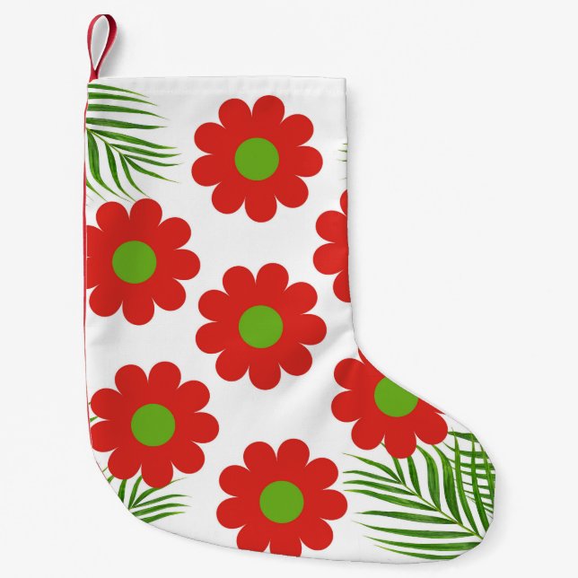 Calcetín Navideño Pequeño Navidades de pie (Anverso)