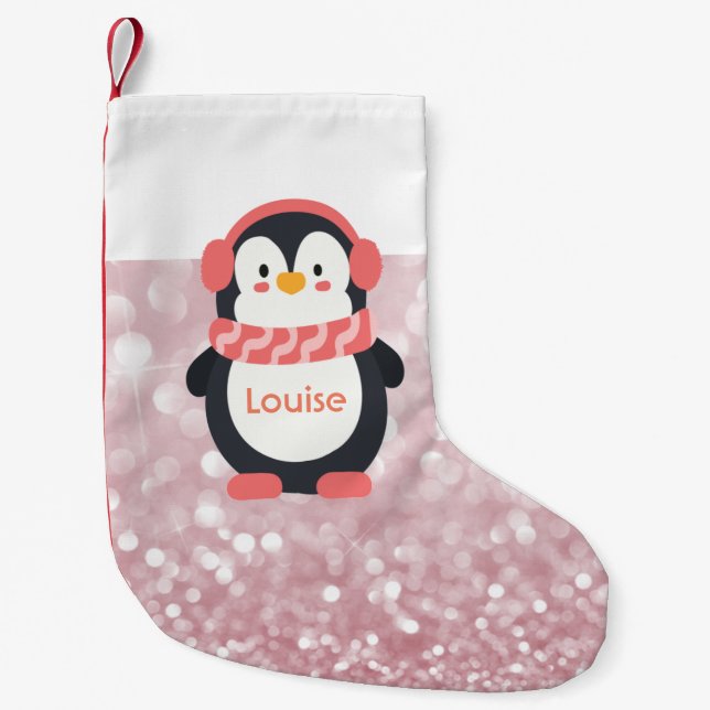 Calcetín Navideño Pequeño Navidades de pie (Anverso)