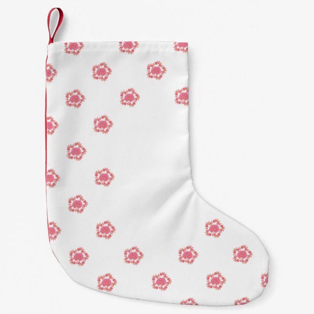 Calcetín Navideño Pequeño Navidades de pie (Anverso)