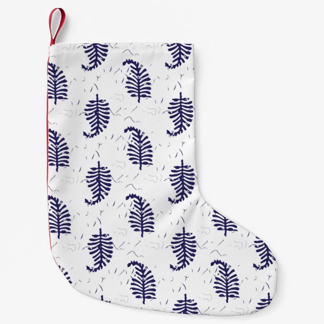 Calcetín Navideño Pequeño Navidades de pie (Anverso)