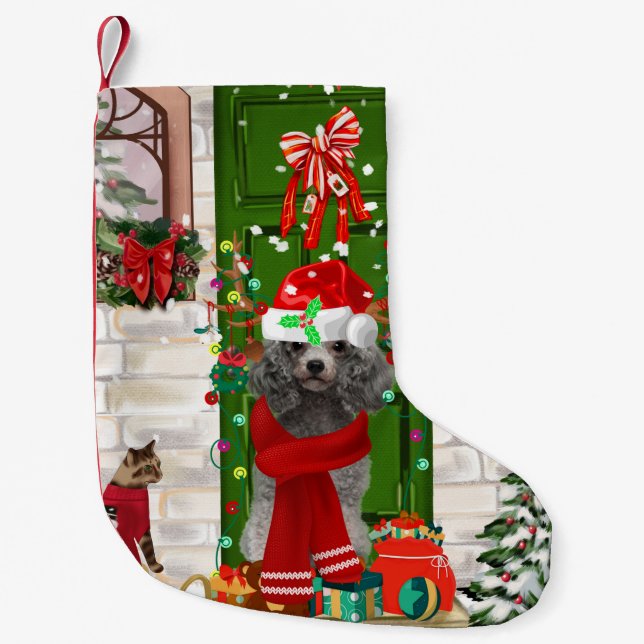 Calcetín Navideño Pequeño Navidades de podle (Anverso)