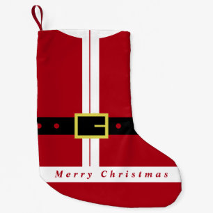 Calcetín Navideño Pequeño Navidades de Santa Claus en quiebra