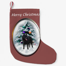 Calcetín Navideño Pequeño Navidades de Schipperke