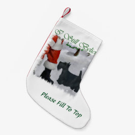 Calcetín Navideño Pequeño Navidades de Scottish Terrier Belig