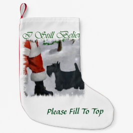 Calcetín Navideño Pequeño Navidades de Scottish Terrier Belig