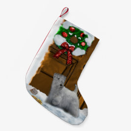 Calcetín Navideño Pequeño Navidades de Sealyham Terrier