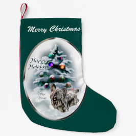 Calcetín Navideño Pequeño Navidades de Skye Terrier