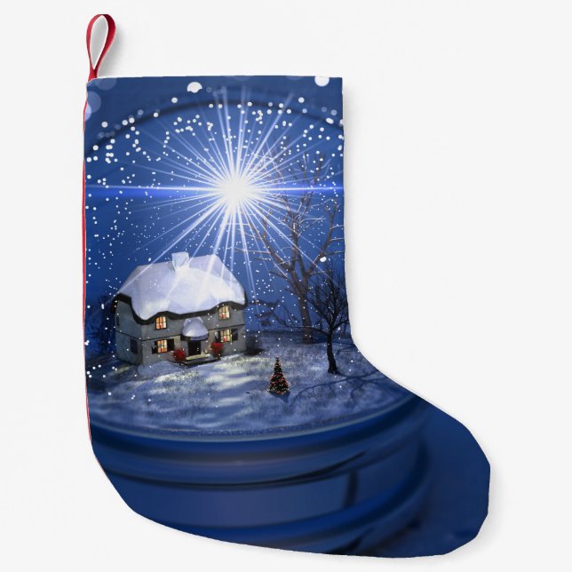 Calcetín Navideño Pequeño Navidades de Starlight Globe (Anverso)