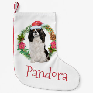 Calcetín Navideño Pequeño Navidades del rey Charles Cavalier spaniel II 