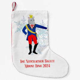 Calcetín Navideño Pequeño Navidades del Rey del Ratón Nutcracker descansan