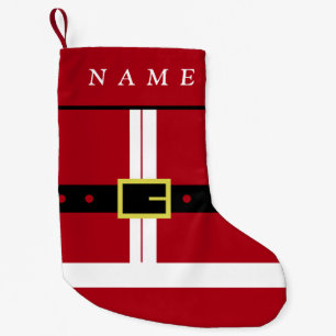 Calcetín Navideño Pequeño Navidades divertidos se paran con Santa Design