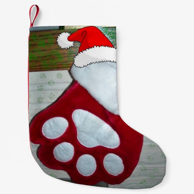 Calcetín Navideño Pequeño Navidades Dog Paw (Anverso)