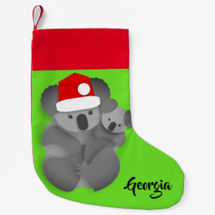 Calcetín Navideño Pequeño Navidades Koala y Joey