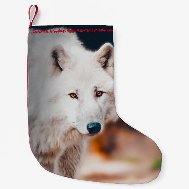 Calcetín Navideño Pequeño Navidades levantando mi viejo castor (Anverso)