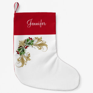 Calcetín Navideño Pequeño Navidades Monogramado