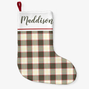 Calcetín Navideño Pequeño Navidades pekineses trazan un patrón de nombre per