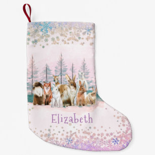 Calcetín Navideño Pequeño Navidades Personalizado colorido de color de los a