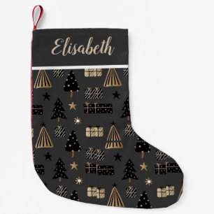 Calcetín Navideño Pequeño Navidades personalizados con vacaciones con nombre